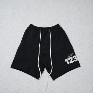 RIVINGTON ROI REBIS Digitally Signed Classic Black Shorts